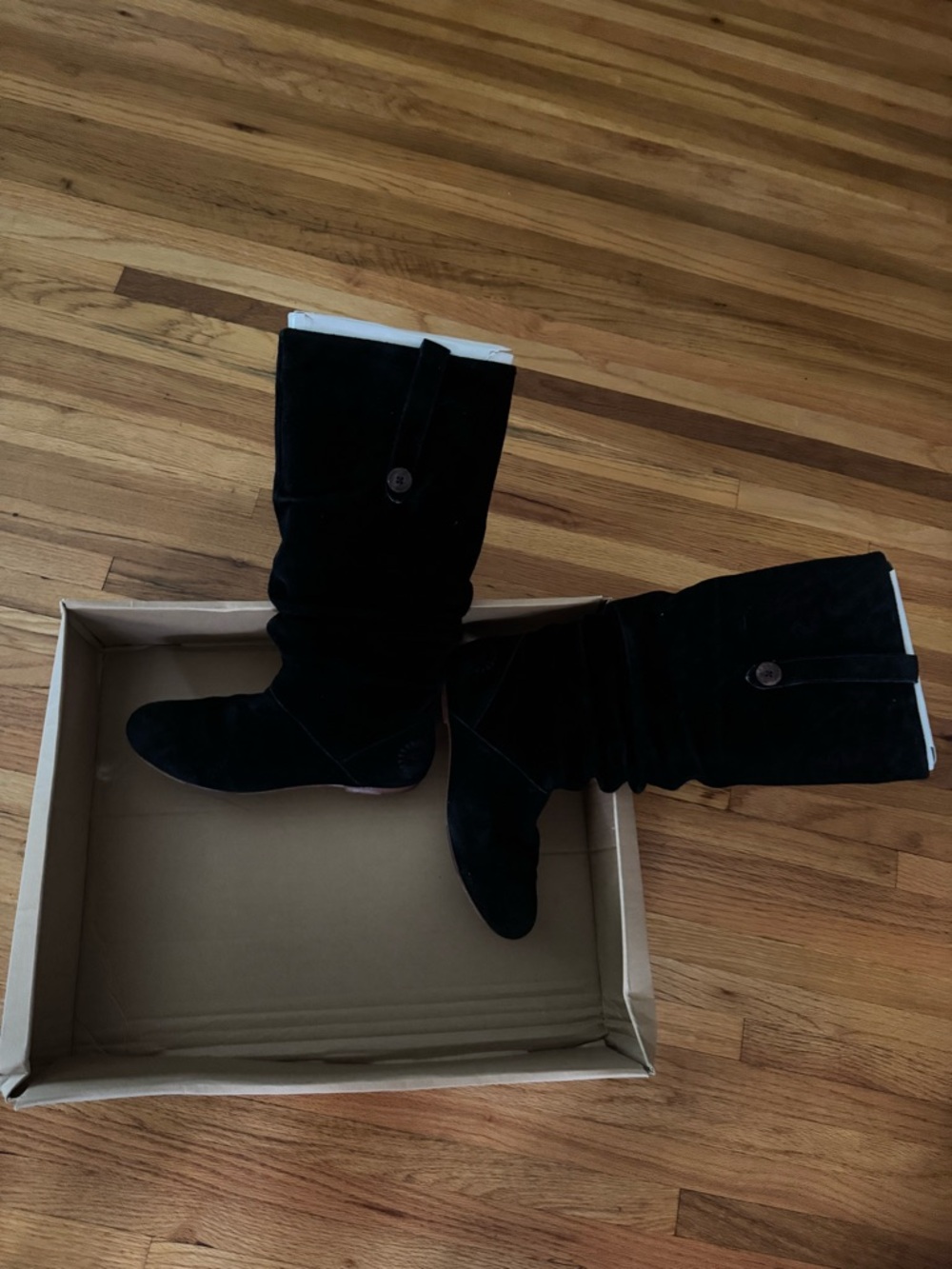 Women’s Black Suede Mid-Calf Boots - UGGS